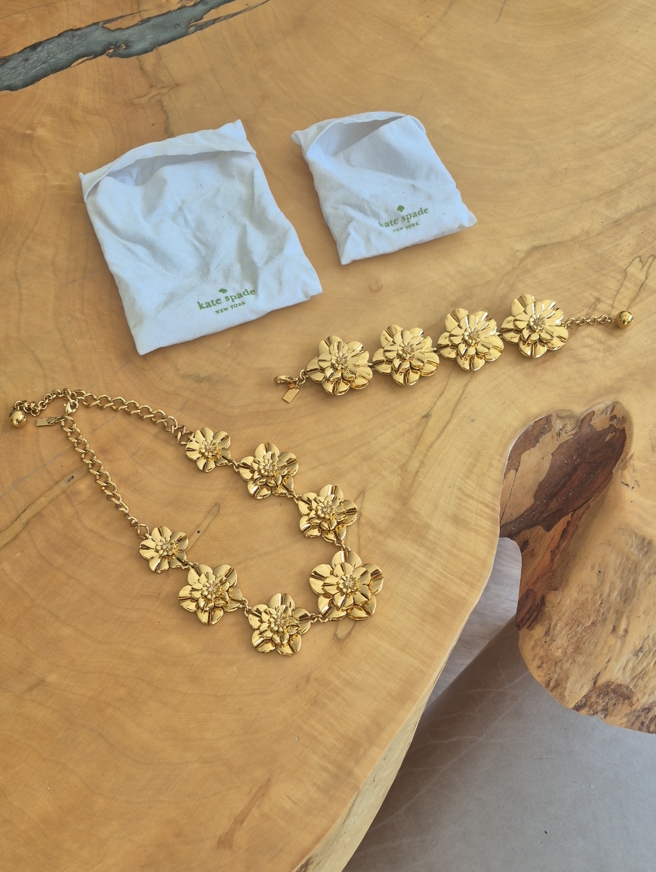 Kate Spade Swim Team Necklace And Bracelet